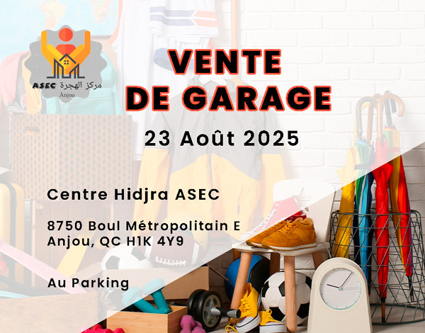 Vente de Garage 23 Août 2025